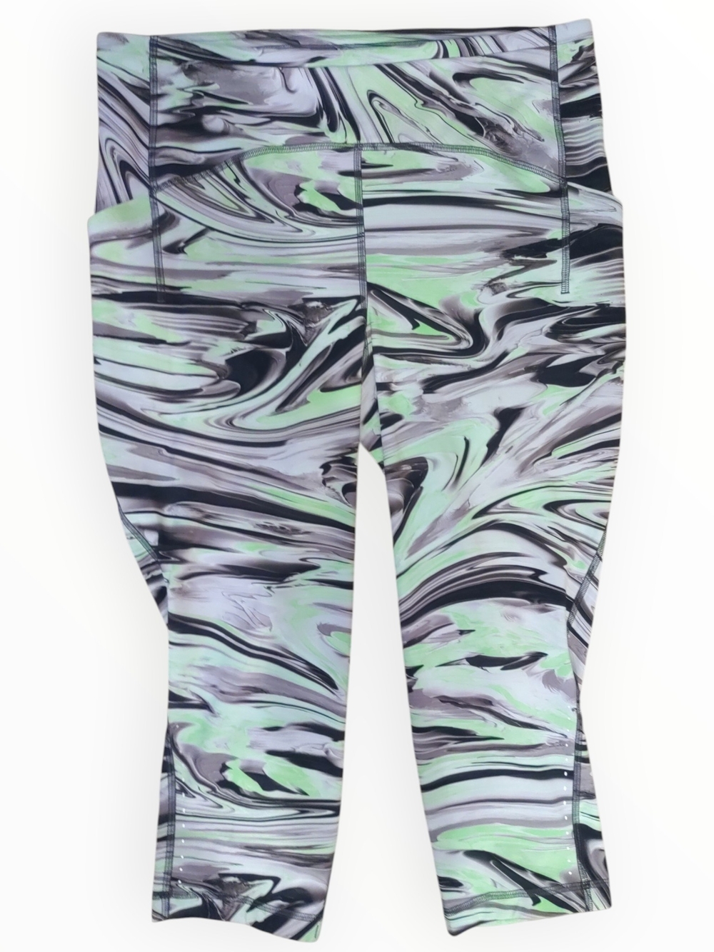 Women's lululemon athletica Multicolor Capri Leggings 2 Pockets size 14